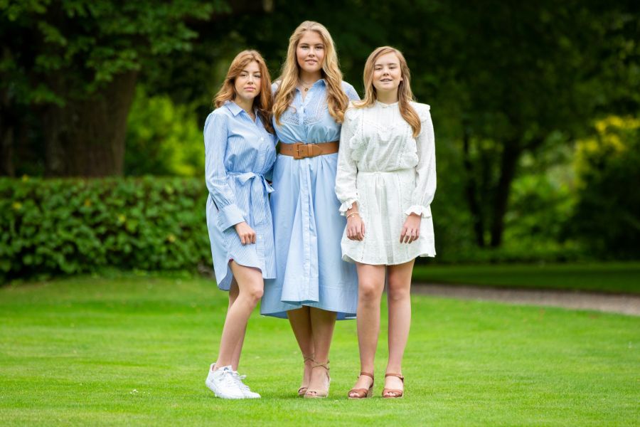 La vestimenta de las princesas de Holanda para la foto real