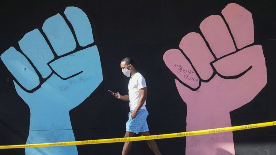 Fotogaleria Estados Unidos Mural Black Lives Matter