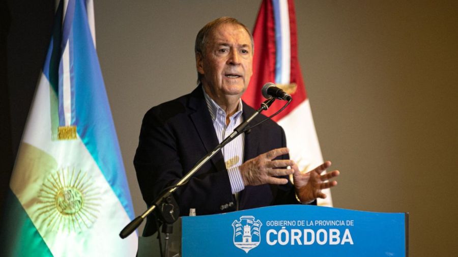 El gobernador de Córdoba Juan Schiaretti.