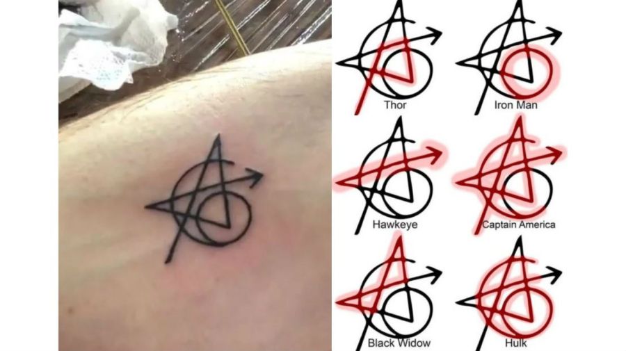 Chris Evans tatuaje Avengers