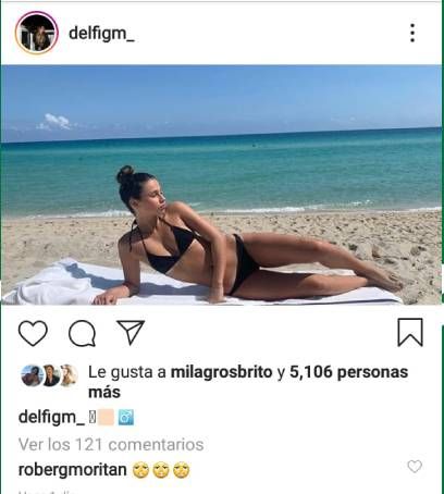 La reacción de Roberto García Moritán por las fotos de su hija en la playa