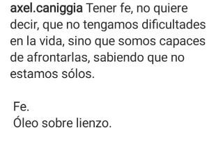 El mensaje de Axel Caniggia a Nannis 