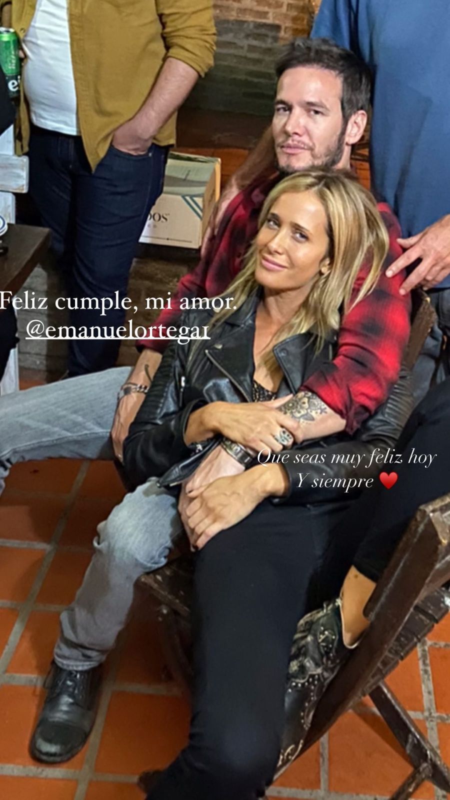 Julieta Prandi saludó a Emanuel Ortega por su cumpleaños 