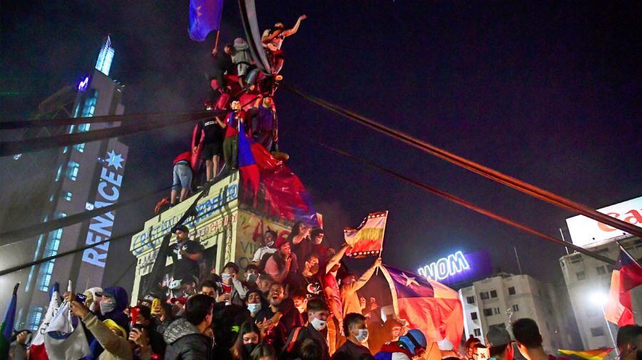 chile celebrations constitutional referendum