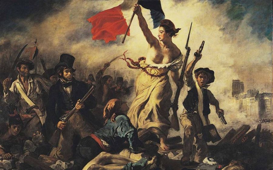 La libertad guiando al pueblo, Eugène Delacroix