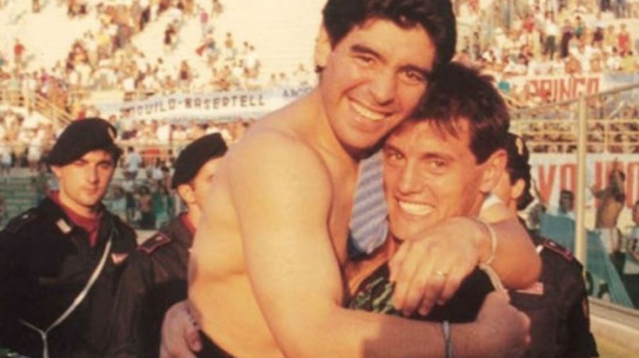 Diego Maradona y Sergio Goycochea
