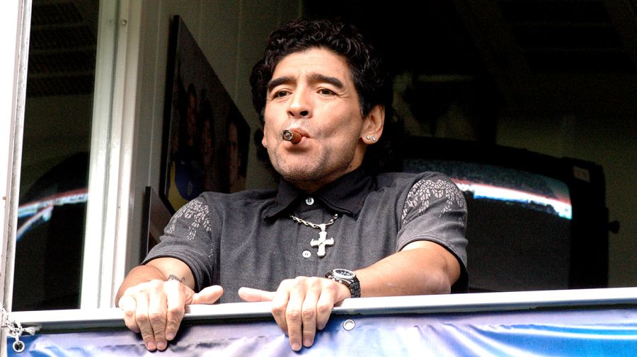 Recorrida por los últimos años en la vida de Maradona. Foto de Sergio Piemonte.