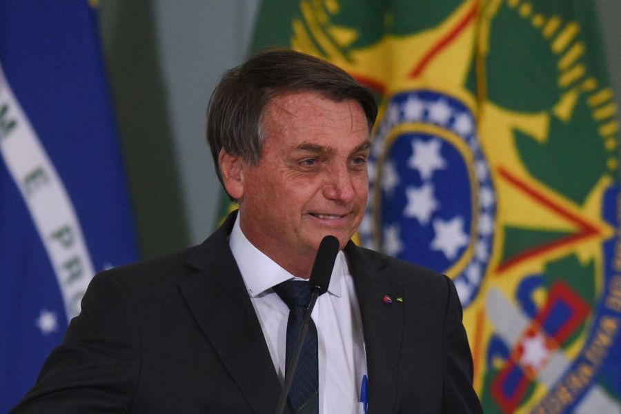 President Bolsonaro Attends A New Housing Initiative Ceremony