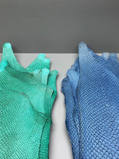Textiles realizados a partir de desechos de pescado