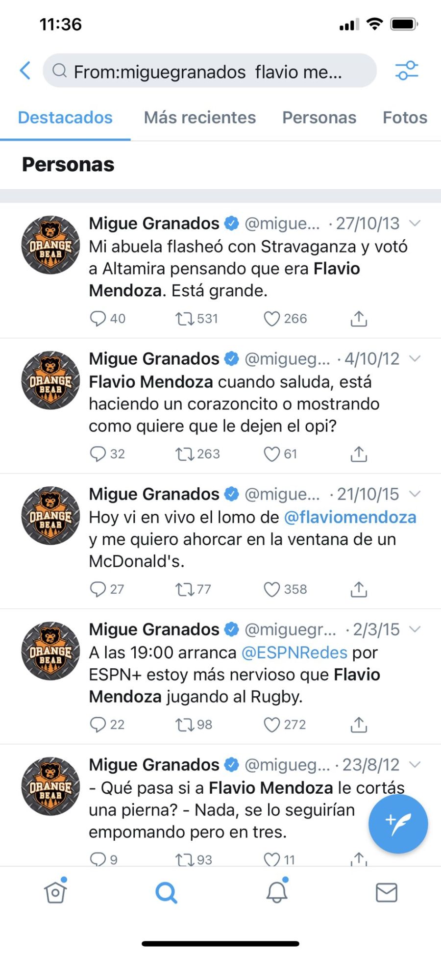 Fuerte enfrentamiento entre Flavio Mendoza y Migue Granados 