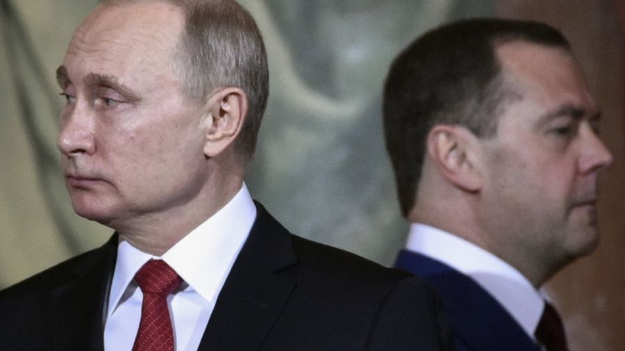 Putin y Medvédev 1