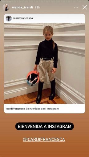 Así fue la inauguración del Instagram de Francesca Icardi