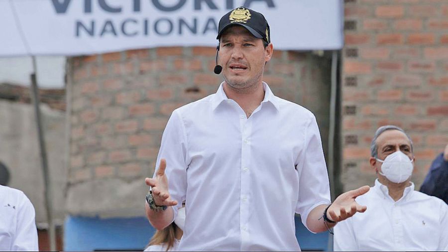 Forsyth. El candidato a presidente del partido centroderechista Victoria Nacional, cuenta con la mayor intención de voto en Perú.