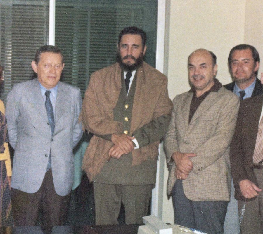 Los Gelbard y Fidel Castro