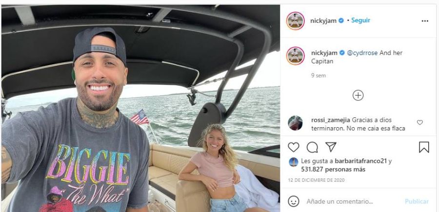 Nicky Jam confirmó su separación y canceló su boda