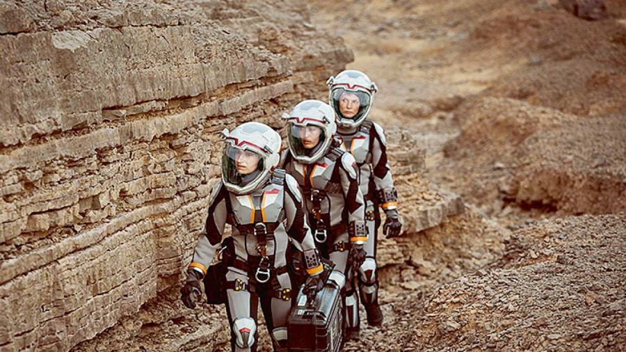 “Mars”, producida por National Geographic, combina ficción con documental. 