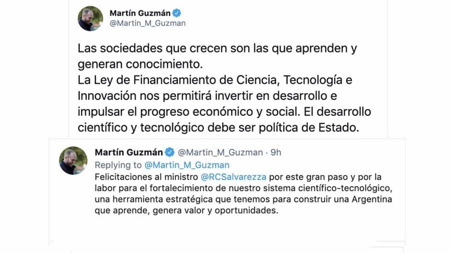 tuit martin guzman ciencia