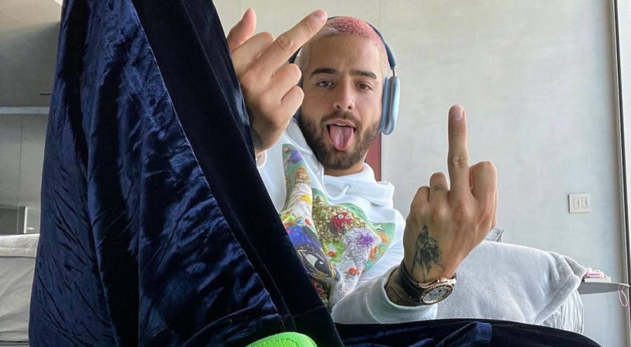 Look at Maluma's $500,000 watch with diamonds of all colors