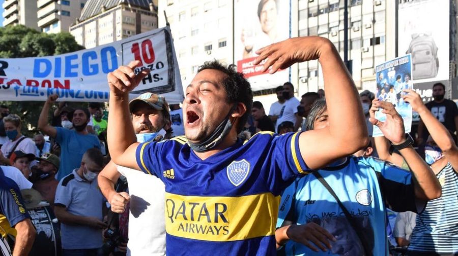 Marcha por Diego Maradona