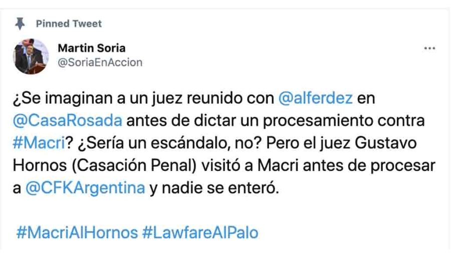 tuit fijado Martín Sotia