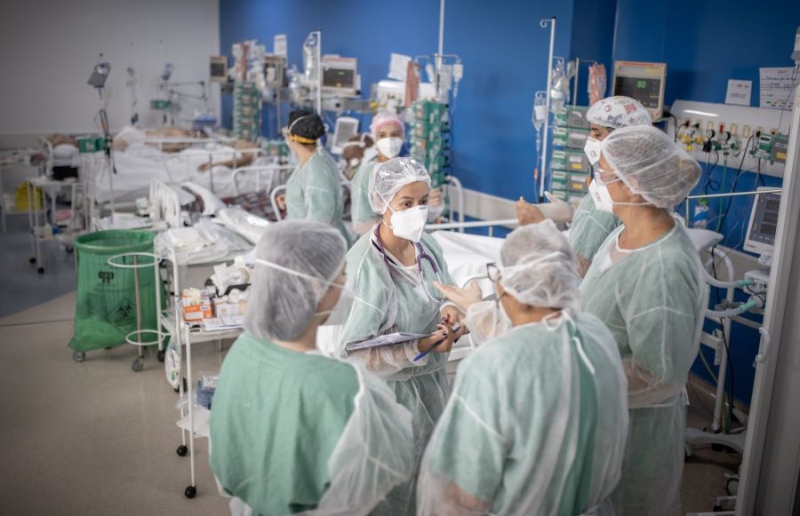 A Covid-19 Field Hospital In Sao Paulo's Largest Favela As ICU Beds Reach Capacity