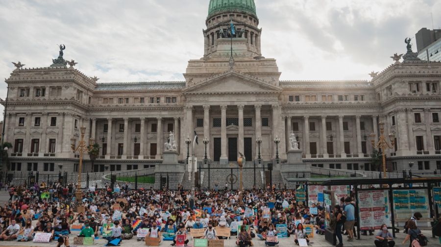 Sentada en el Congreso de la Nación por el Día Mundial del Agua