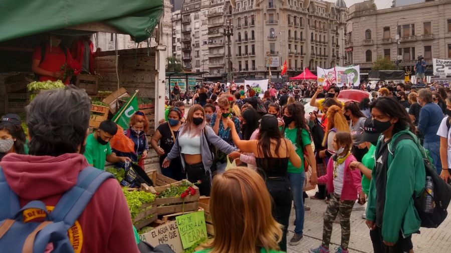 Sentada en el Congreso por el Día Mundial del Agua