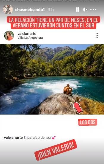 Valeria Larrarte, ex de Coti, hizo oficial su nuevo romance 