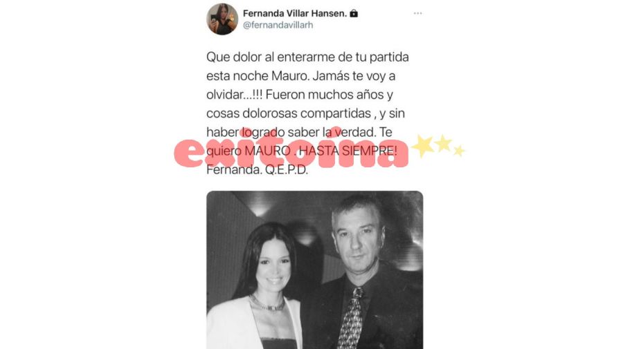 Maria Fernanda Villar despide a Mauro Viale