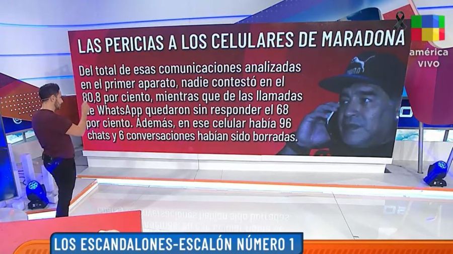 Resultados pericias celulares Diego Maradona