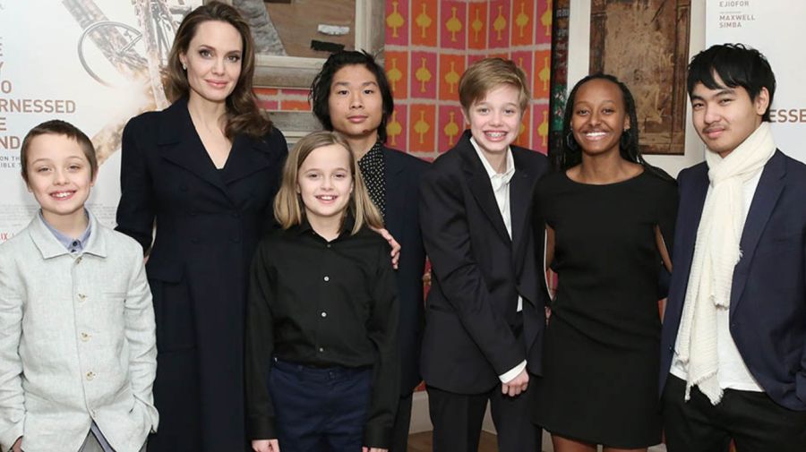 Angelina Jolie y sus hijos