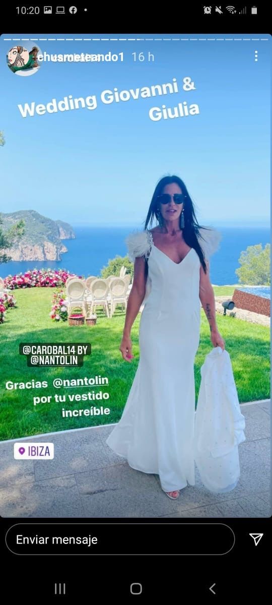 La emoción de Carolina Baldini en la boda de su hijo Gio Simeone: 