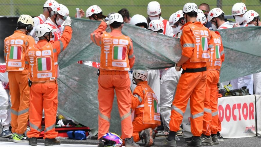 Accidente Moto3