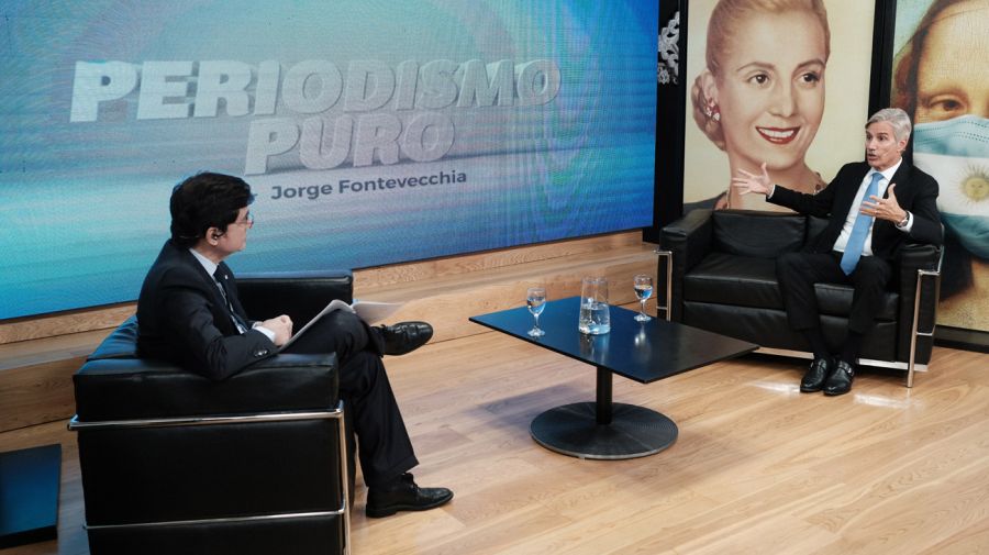Marcelo Figueiras, en la entrevista con Jorge Fontevecchia.