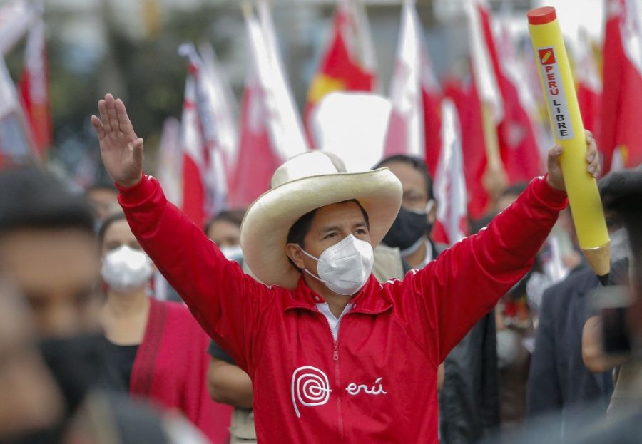 Pedro Castillo, candidato de Perú Libre