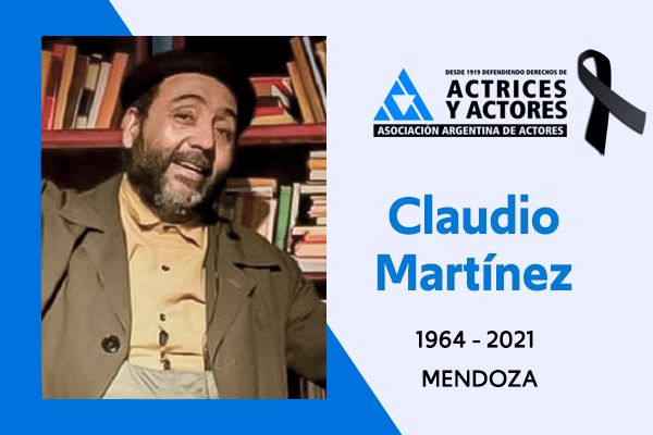 A los 56 años, murió el referente del teatro Claudio Martínez