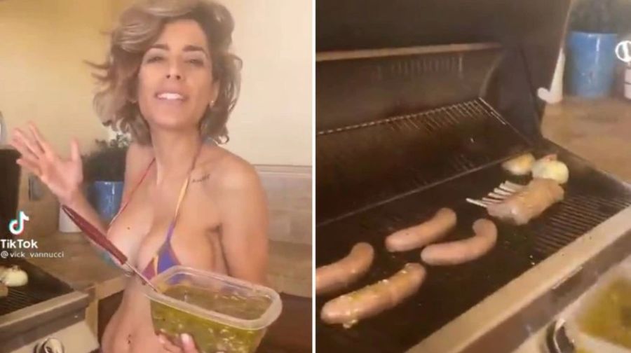 Victoria Vanucci fue destrozada en las redes por hacer un “asado vegano” con chorizos 