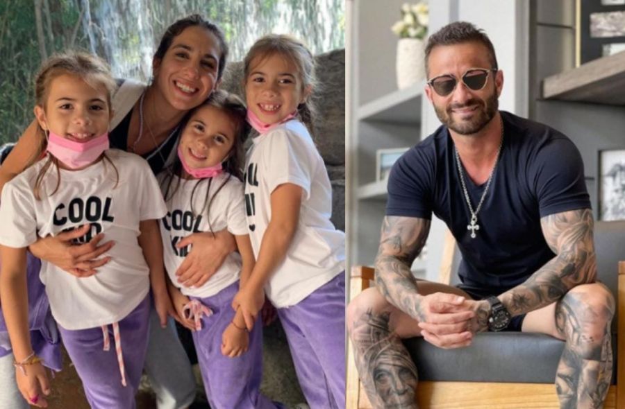 El reencuentro de Martín Baclini con las hijas de Cinthia Fernández