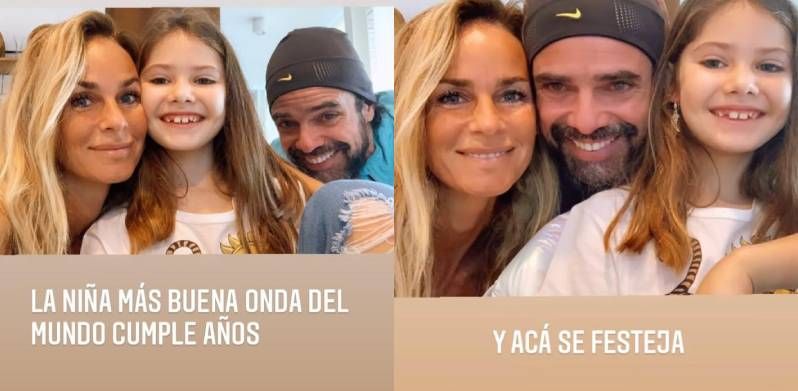 Luciano Castro y Sabrina Rojas, otra vez juntos: las tiernas fotos en familia