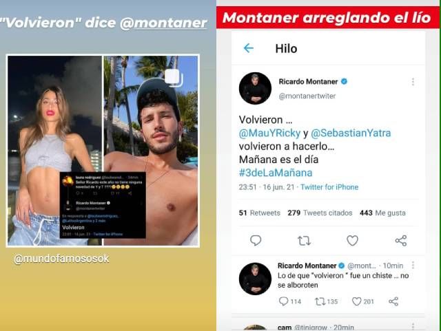 Tini Stoessel y Sebastián Yatra: Ricardo Montaner metió la pata y confirmó la reconciliación 
