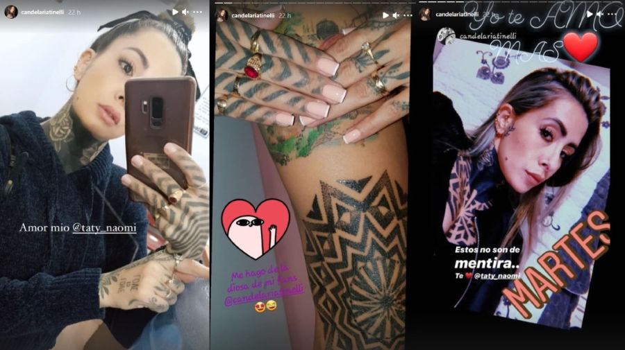 Tatuajes fans Cande Tinelli