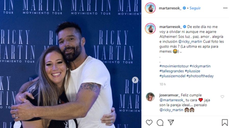 Mar Tarres apoyó a Ricky Martin en su denuncia por discriminación 