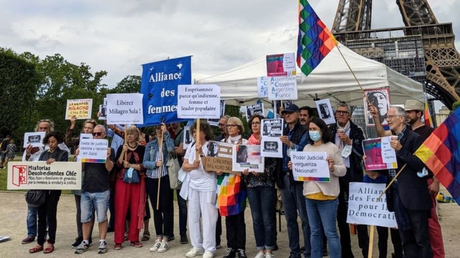 París Protesta Milagro Sala