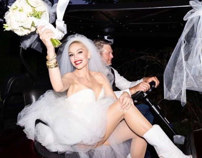 Gwen Stefani se casó con Blake Shelton en una ceremonia íntima