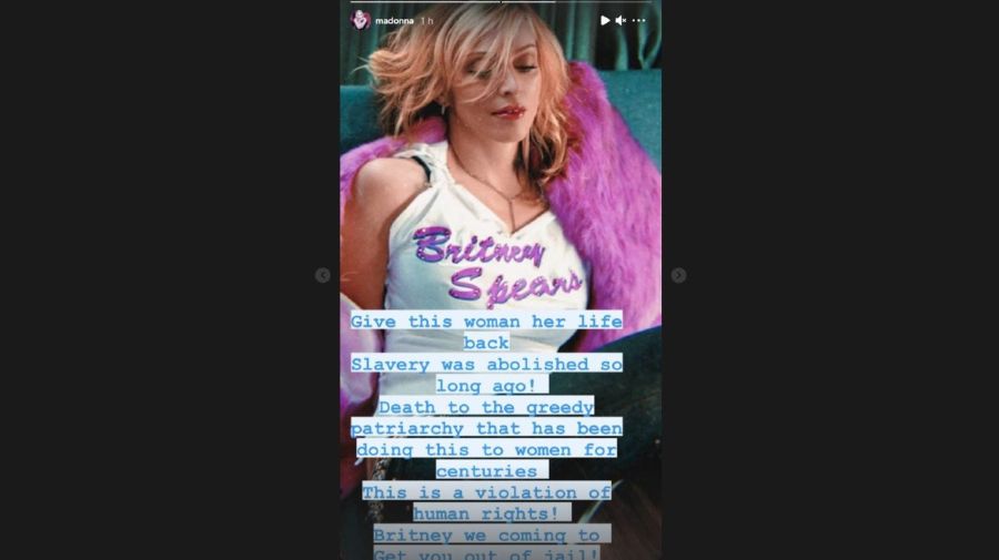 Madonna apoyo a Britney Spears