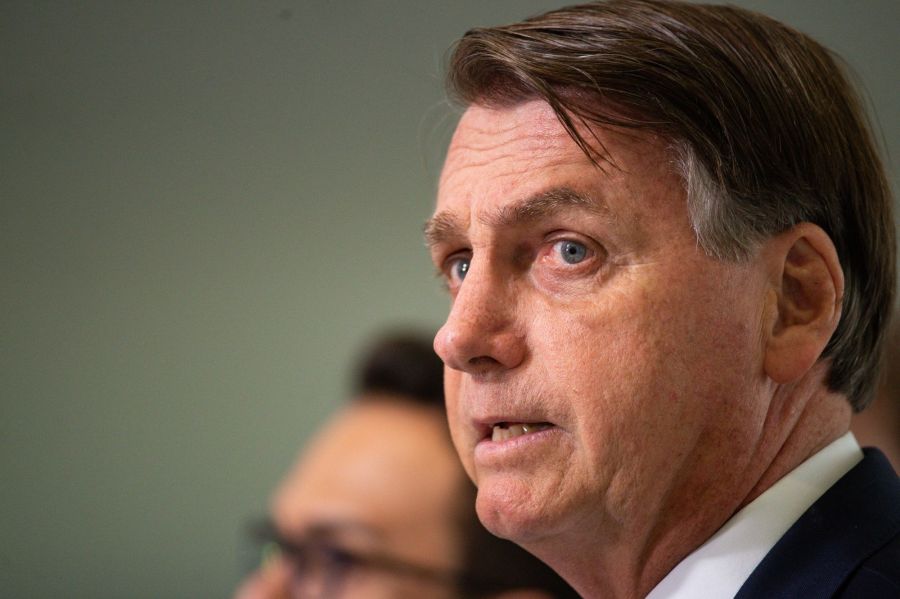 President Bolsonaro Holds Press Conference After Firing Military Chiefs And Defense Head