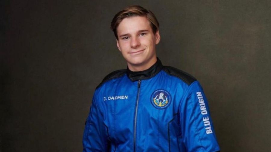 Oliver Daemen, el adolescente de 18 años que viaja al espacio con Jeff Bezos