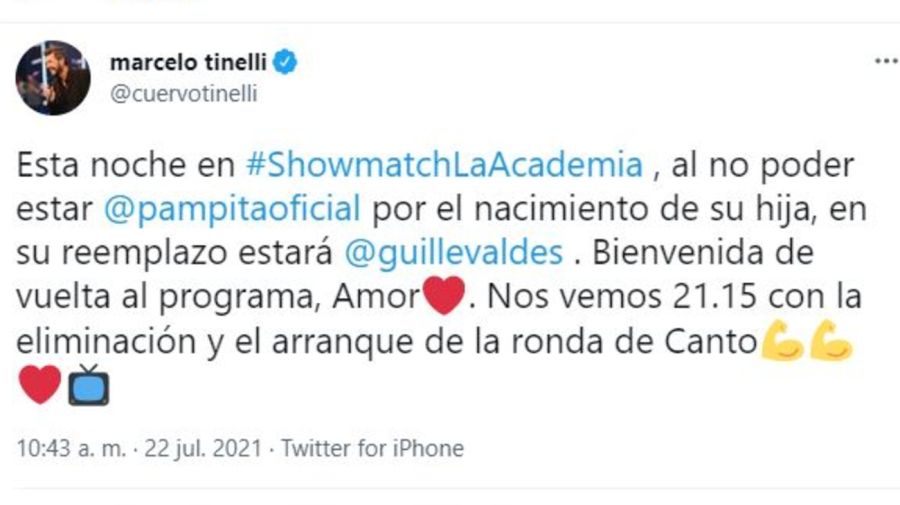 Guillermina Valdez reemplaza a Pampita en La Academia