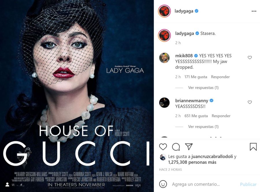 House Of Gucci: Es oficial el lanzamiento de la esperada película y esta es la fecha de estreno