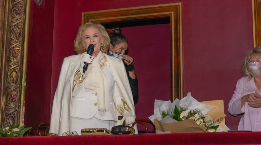 Mirtha Legrand: después de 280 días, volvió a disfrutar del teatro